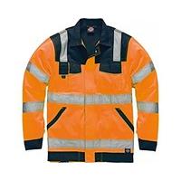 Dickies Mens Industry High Visibility Viz Polycotton Jacket Orange