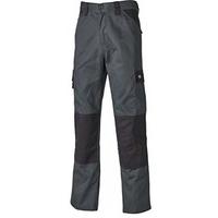 Dickies Everyday Trousers Grey / Black Waist 40in Short