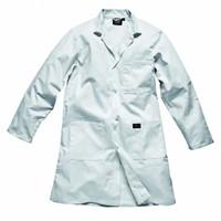 Dickies Redhawk Warehouse Coat / Mens Workwear (XL) (White)