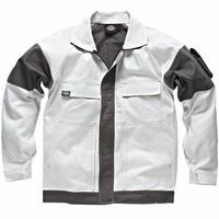 Dickies GDT290 Jacket White/Grey Small