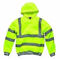 dickies high visibility safety hooded sweatshirt en471 class 3 level 2 ...