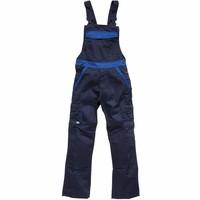 Dickies Two Tone Work Bib & Brace, Navy/Royal, 102