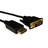 Display Port Male to Dvi-D Male 2 Metre