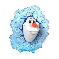 Disney Frozen Olaf 3D LED Deco Wall Light