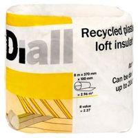 diall loft insulation l8m w370mm t100mm