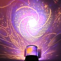 DIY Romantic Galaxy Starry Sky Projector Night Light for Celebrate Christmas Party