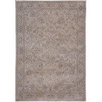 Distressed Antique White Floral Flatweave Rug 60 x 90 - Louis de Poortere