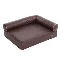 Divan Wellness Dog Sofa - Brown - 85 x 65 x 30 cm (L x W x H)