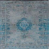 distressed turqouise grey medallion rug louis de poortere 230x230