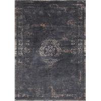 Distressed Black Classic Traditional Rug - Louis De Poortere 60x90