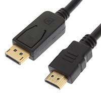 Displayport Male to HDMI V1.3 Male Cable(5M)