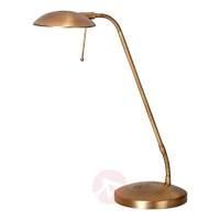 dimmable tamara led table lamp bronze