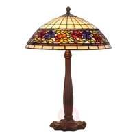 distinctive table lamp flora tiffany style