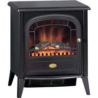Dimplex Club 2kw Electric Fire Black Stove Style with Remote Control