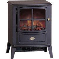 Dimplex Brayford LED 2kw Stove Electric Fire Black Style Remote Control