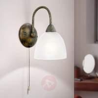 dionis decorative wall lamp rust brown