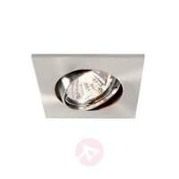 Discrete ceiling rcsd. light, brushed alu, 7.4 cm