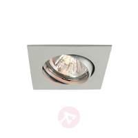 discreet matt silver ceiling recessed light 68 cm