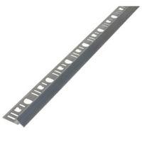 Diall Silver Aluminium Tile Ramp Profile