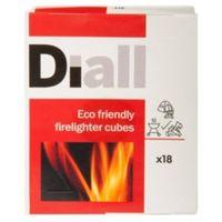 diall firelighter cube 438g pack