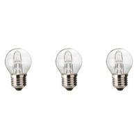 Diall E27 46W Halogen Dimmable Ball Light Bulb Pack of 3