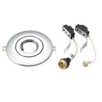Diall Polished Chrome Effect Halogen Fixed Downlight Conversion Kit