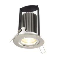 Diall Fire Rated Brushed Nickel Effect Cool White Downlight 5.2 W