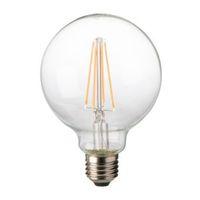 Diall E27 8W LED Filament Ball Light Bulb