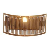 Dione Warm Copper Plate Effect Wall Light