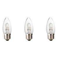Diall E27 30W Halogen Dimmable Candle Light Bulb Pack of 3