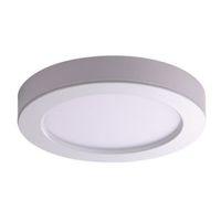 Diall White Gloss LED Fixed 2 In 1 Flush Downlight (D)185 mm