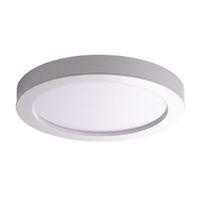 diall white gloss led fixed 2 in 1 flush downlight d240 mm