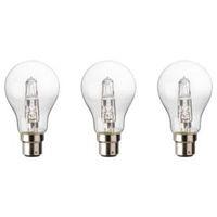 Diall B22 120W Halogen Dimmable Classic Light Bulb Pack of 3