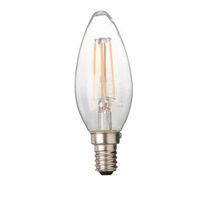 Diall E14 4W LED Filament Candle Light Bulb