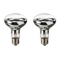 Diall E27 42W Halogen Dimmable R80 Light Bulb Pack of 2