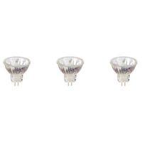 Diall GU4 17W Halogen Dimmable Reflector Light Bulb Pack of 3