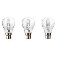 Diall B22 30W Halogen Dimmable Classic Light Bulb Pack of 3