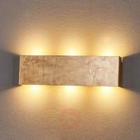 dimmable maja led wall light antique gold
