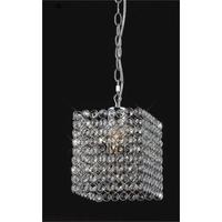 diyas il60000 il60009 kudo polished chrome suspension with crystal sha ...