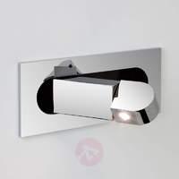 Digit Reading Light with LEDs Chrome