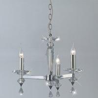 Diyas IL30593 Renzo Crystal Ceiling Pendnat Light