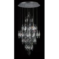 diyas il31354 solana glass and crystal ceiling pendat light