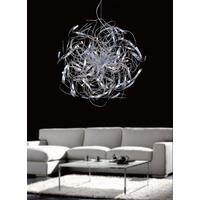 Diyas IL50116-P Zen 16 Lights Metal Strips Ceiling Pendant Light