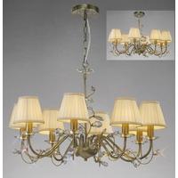 Diyas IL31228 + ILS31228 Willow Ceiling Pendant Light with Shades