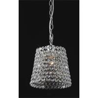 diyas il60000 il60008 kudo polished chrome suspension with crystal sha ...