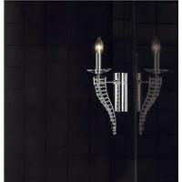 Diyas IL30351 Santo Crystal Single Wall Light