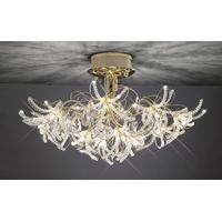 Diyas IL30890 Kenzo Low Ceiling Light in Gold Finish