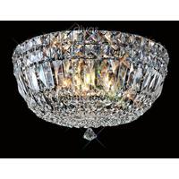 Diyas IL31480 Georgina 3 Light Crystal Ceiling Flush Light