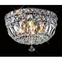 Diyas IL31481 Georgina 4 Light Crystal Ceiling Flush Light