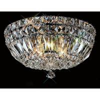 Diyas IL31482 Georgina 5 Light Crystal Ceiling Flush Light